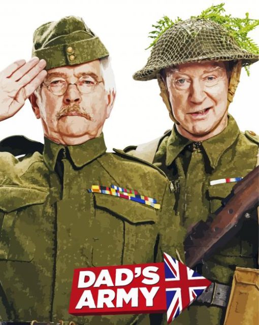 Dad's Army Poster Paint By Numbers