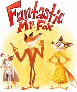 Fantastic Mr Fox Poster Paint By Numbers