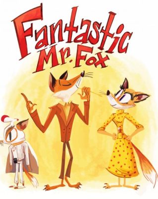 Fantastic Mr Fox Poster Paint By Numbers