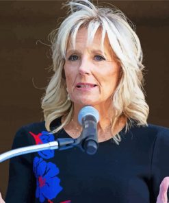 First Lady Jill Biden Paint By Numbers