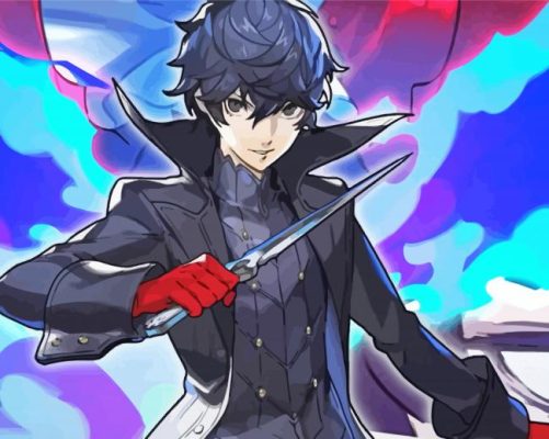 Joker Persona 5 Game Paint By Numbers