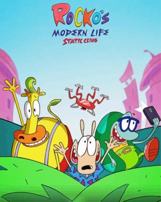 Rocko's Modern Life Movie Poster Paint By Numbers