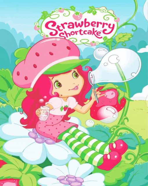 Strawberry Shortcake Paint By Numbers
