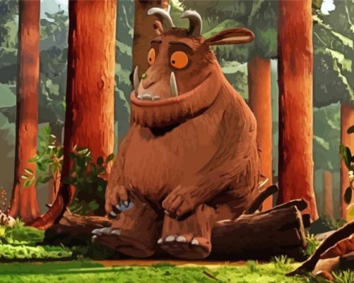 The Gruffalo Animated Movie Paint By Numbers