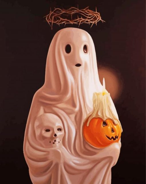 The Halloween Ghost Paint By Numbers