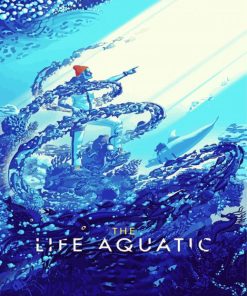 The Life Aquatic Poster Art Paint By Numbers
