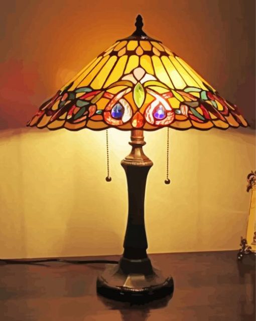 Victorian Lamp Paint By Numbers