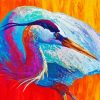 Aesthetic Abstract Heron Paint By Numbers