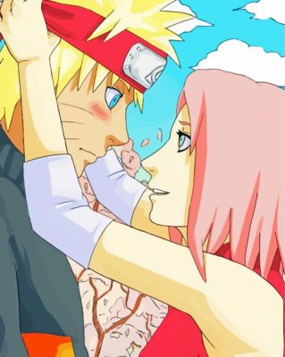 Aesthetic NaruSaku Paint By Numbers