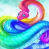 Aesthetic Rainbow Python Paint By Numbers