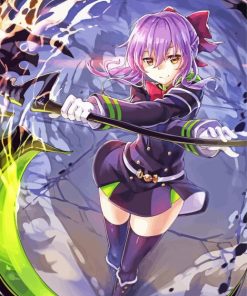 Aesthetic Seraph Of the End Anime Character Paint By Numbers