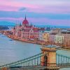 Beautiful Budapest Evening View Paint By Numbers