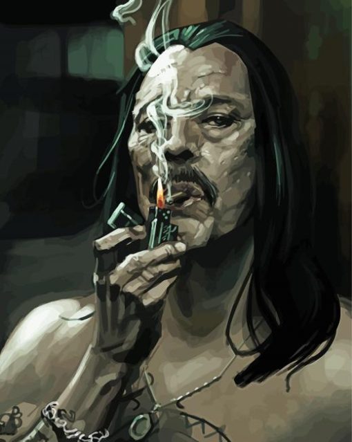 Cool Danny Trejo Paint By Numbers