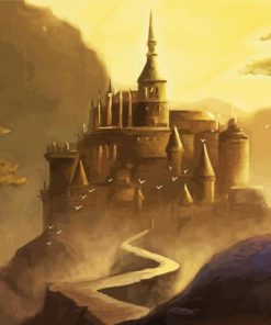 Cool Mythical Castle Paint By Numbers