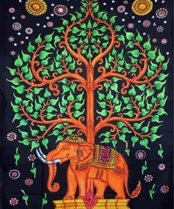 Elephant Tree Of Life Paint By Numbers