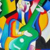 Guitarist Abstract Picasso Paint By Numbers