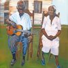 Happy Old African Couple Paint By Numbers