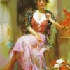 Vintage Lady By Pino Daeni Paint By Numbers
