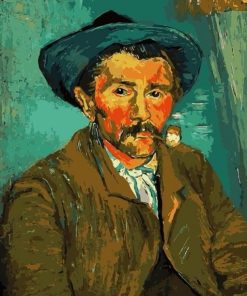 Van Gogh Pipe Self Portrait Paint By Numbers