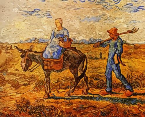 Vincent Van Gogh Going To Work Paint by numbers