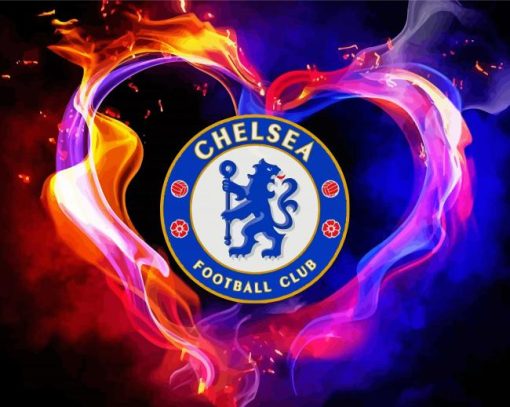 Chelsea Football Emblem Paint By Numbers