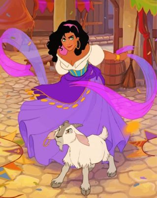 The Hunchback Of Notre Dame Esmeralda Paint By Numbers