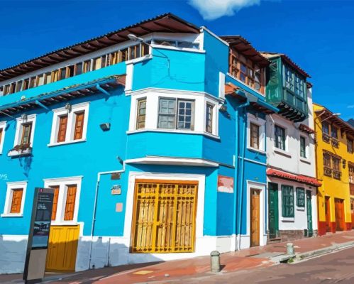 Bogota Buildings Paint By Numbers