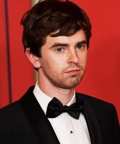 Classy Actor Freddie Highmore Paint By Numbers