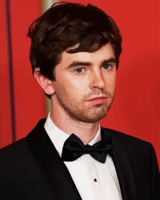 Classy Actor Freddie Highmore Paint By Numbers