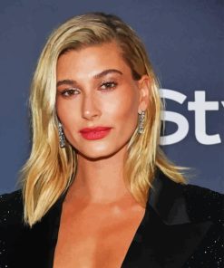 Classy Hailey Bieber Paint By Numbers
