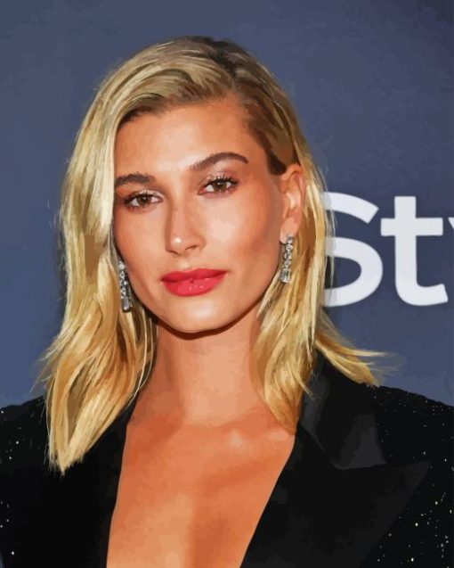 Classy Hailey Bieber Paint By Numbers
