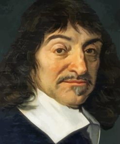 Close Up Rene Descartes Paint By Numbers