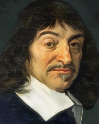 Close Up Rene Descartes Paint By Numbers