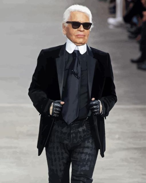 Famous Karl Lagerfeld Paint By Numbers