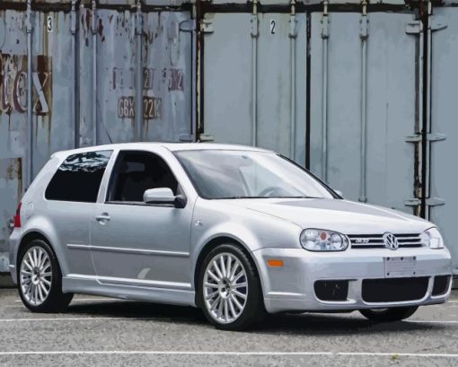 Grey Golf R32 Paint By Numbers