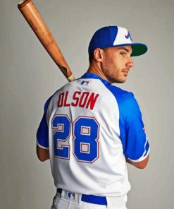 Matt Olson Baseball Paint By Numbers