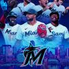 Miami Marlins Poster Paint By Numbers