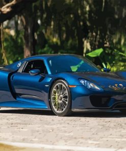 Porsche 918 Spyder Paint By Numbers
