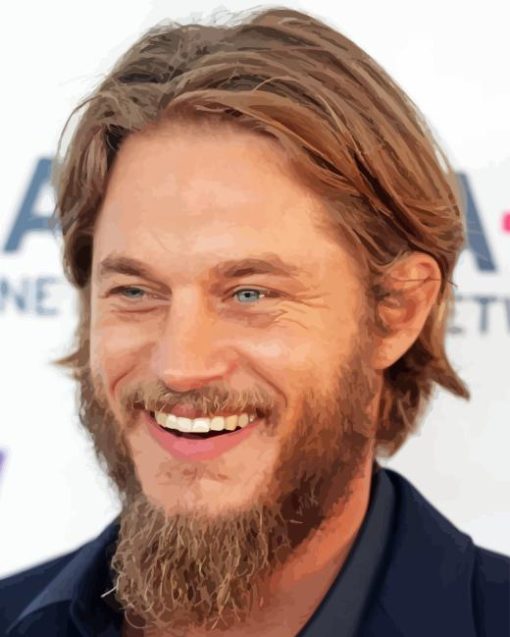 Travis Fimmel Smiling Paint By Numbers