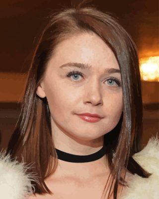 Actress Jessica Barden Paint By Numbers