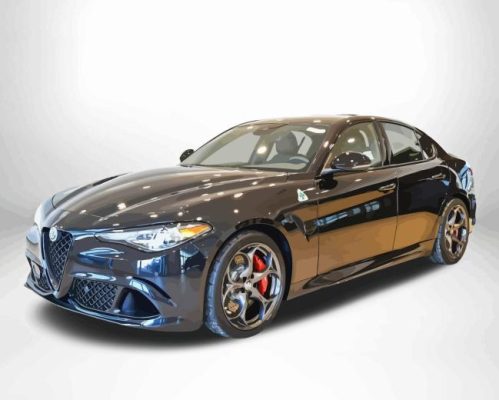 Alfa Romeo Black Sport Car Paint By Numbers