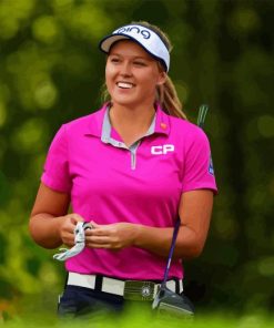 Brooke Henderson Canadian Golfer Paint By Numbers