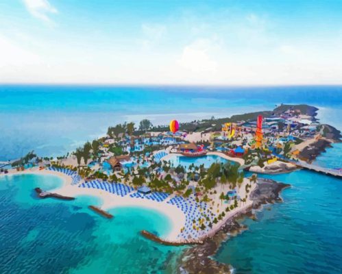 Cococay Island Paint By Numbers