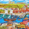 Hms Endeavour City View Art Paint By Numbers