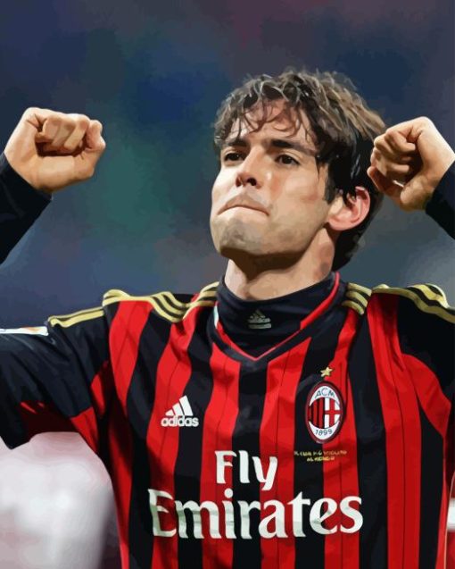 Kaka Soccer Player Paint By Numbers