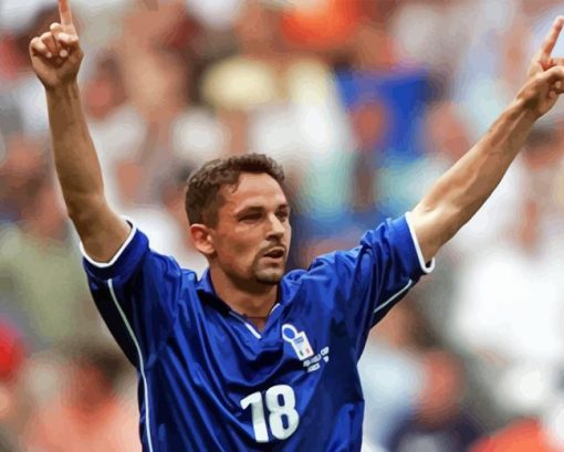 Roberto Baggio Paint By Numbers