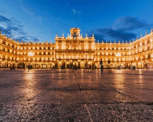 Salamanca City Hall Spain Paint By Numbers