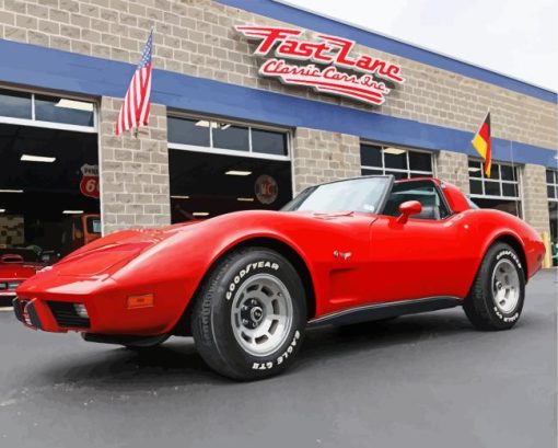 1979 Chevrolet Corvette Paint By Numbers