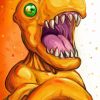 Agumon Digimon Art Paint By Numbers