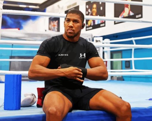 Anthony Joshua Boxer Paint By Numbers